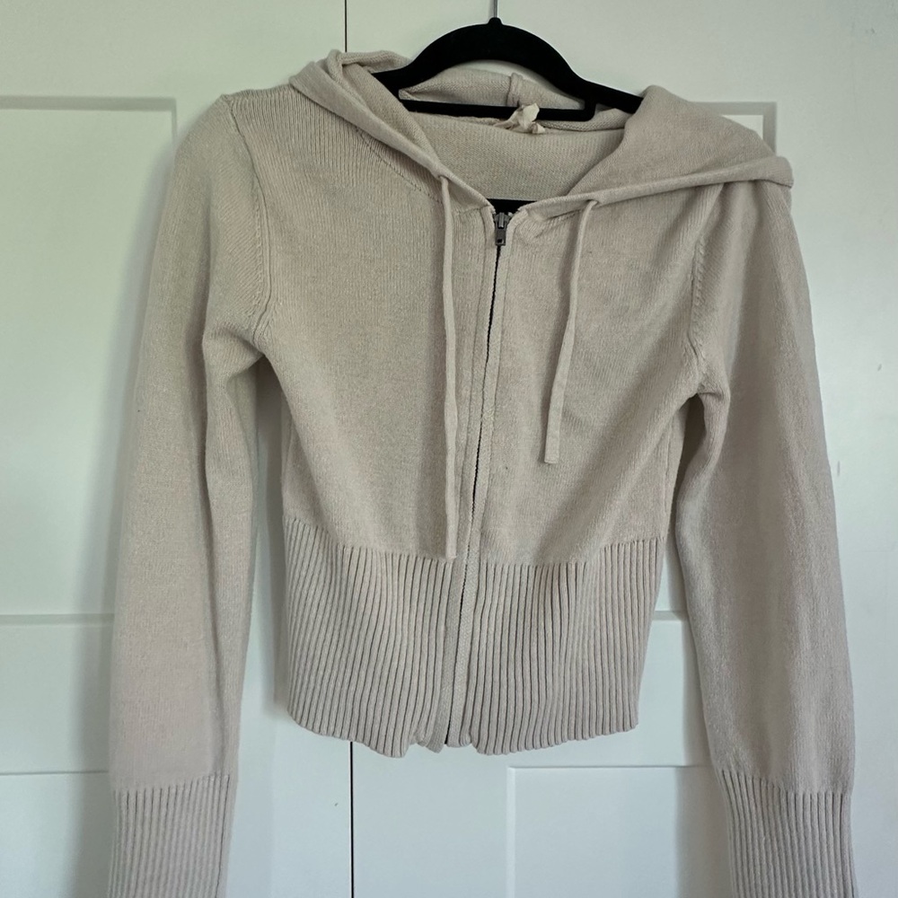 Hippie Rose Beige Knit Sweater